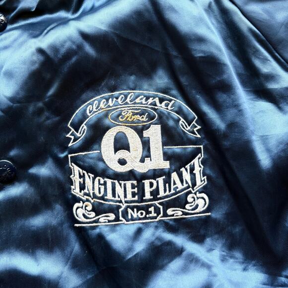 Vintage 70s‎ FORD Engine Plant Satin Jacket - Picture 4 of 7
